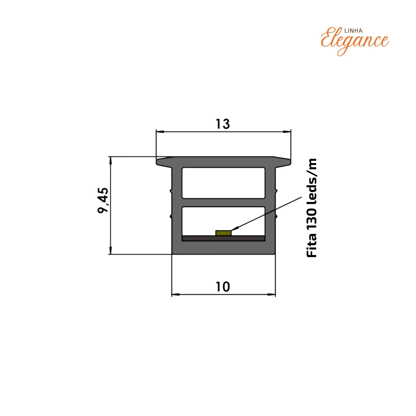 Perfil flexível com fita led integrada — miniatura 2